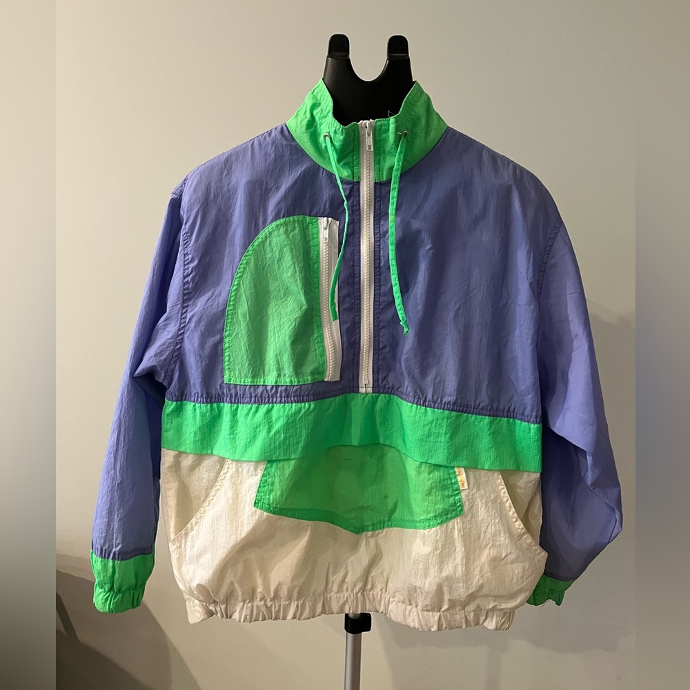Vintage 80s style windbreaker